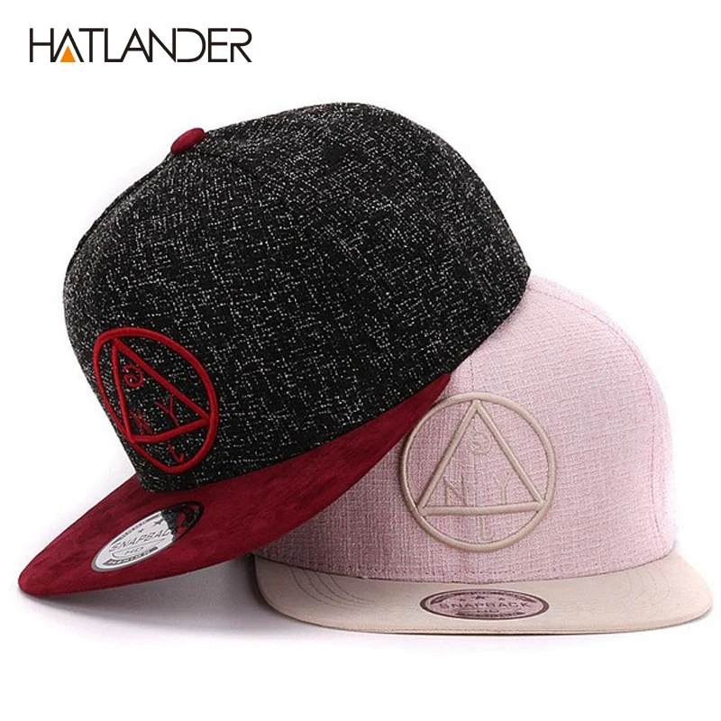 Кепка Snapback NY с треугольной вышивкой фирменная бейсболка плоскими полями