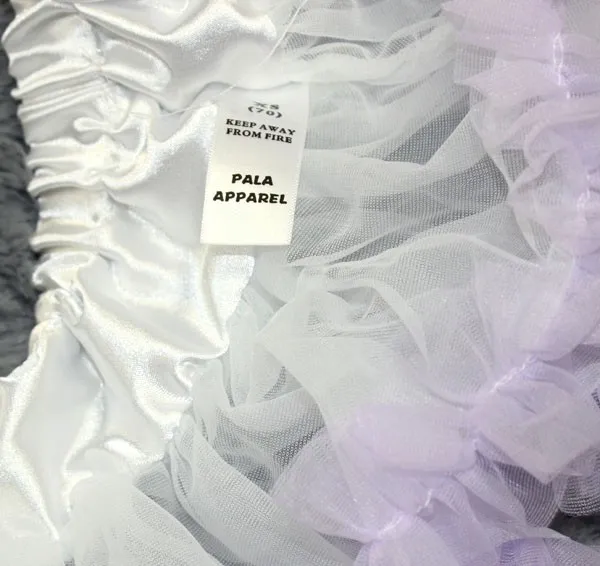 Юбка-пачка для новорожденных пышная белая Лавандовая юбка-пачка для малышей шифоновая юбочка для маленькой девочки подарок для душа