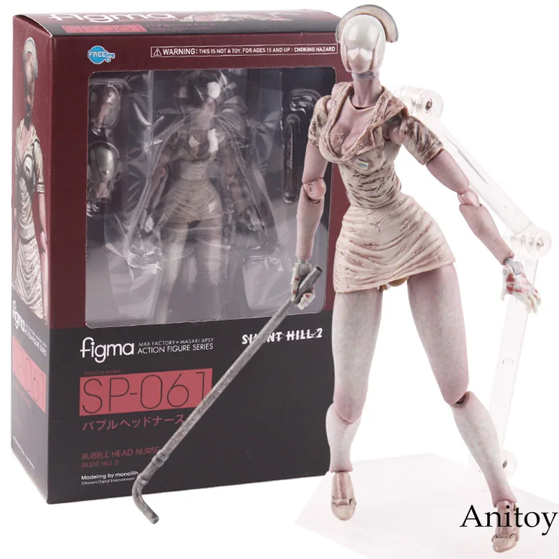 

Figma Action Figure Series Silent Hill 2 SP-061 Bubble Head Max Factory X Masaki Apsy PVC Action Figure Collectible Model Toys