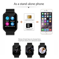 tf כרטיס Bluetooth Smart שעונים למכירה Hot Z60 גברים נשים Bluetooth 2G Smartwatch תמיכה SIM / TF כרטיס שעוני יד עבור iOS אנדרואיד טלפון PK p68 (5)