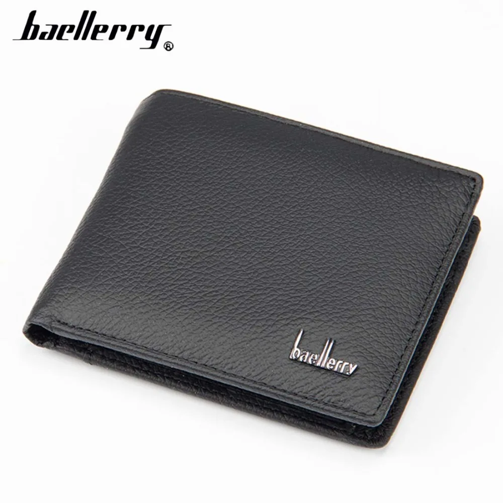 Baellerry мужские кошельки из натуральной кожи короткий дизайн держатель для карт