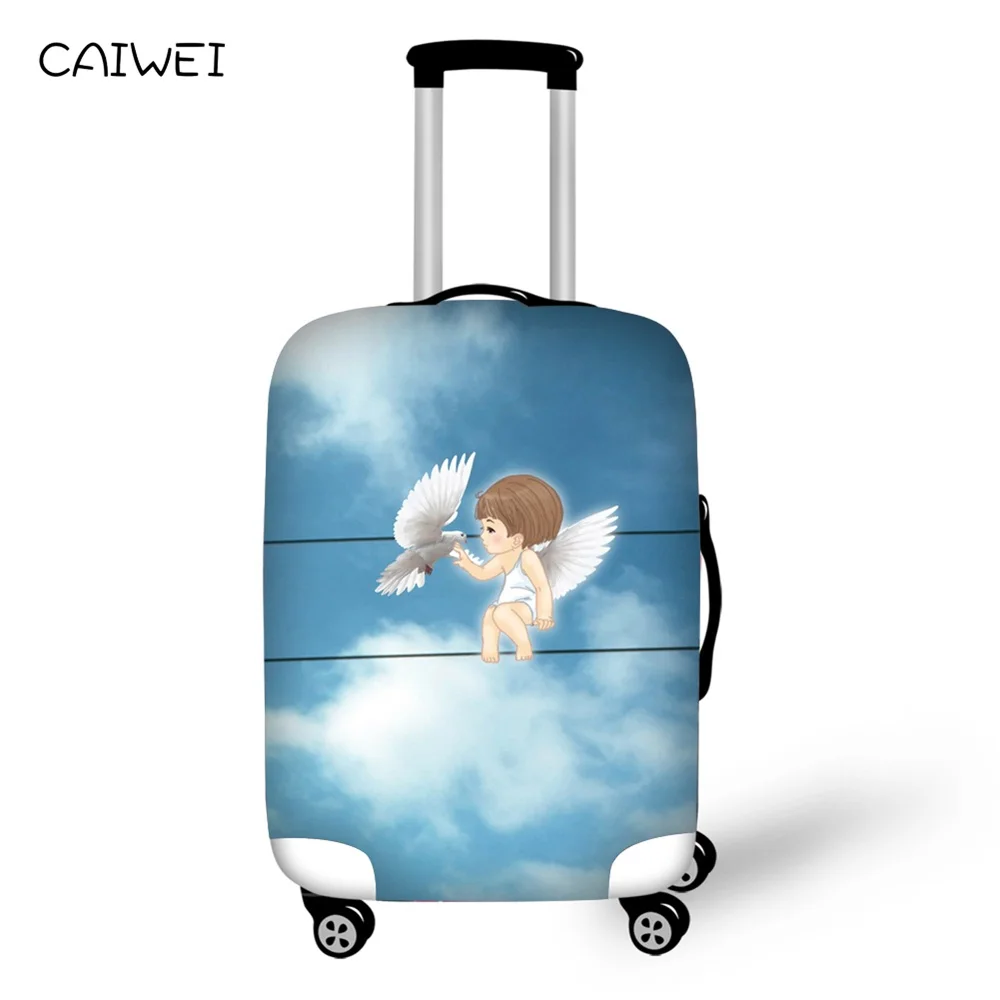 Angel Luggage Protective Covers Elastic Travel Accessories Trolley Suitcase Dust Cover For 18-30 inch Waterproof Scratch-proof | Багаж и