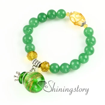 

small perfume bottles murano glass essential jewelry aromatherapy bracelet