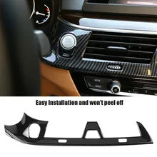 Углеродное волокно стиль автомобиля консоль Кондиционер Выход вентиляционная крышка отделка украшения для BMW 5 серии G30