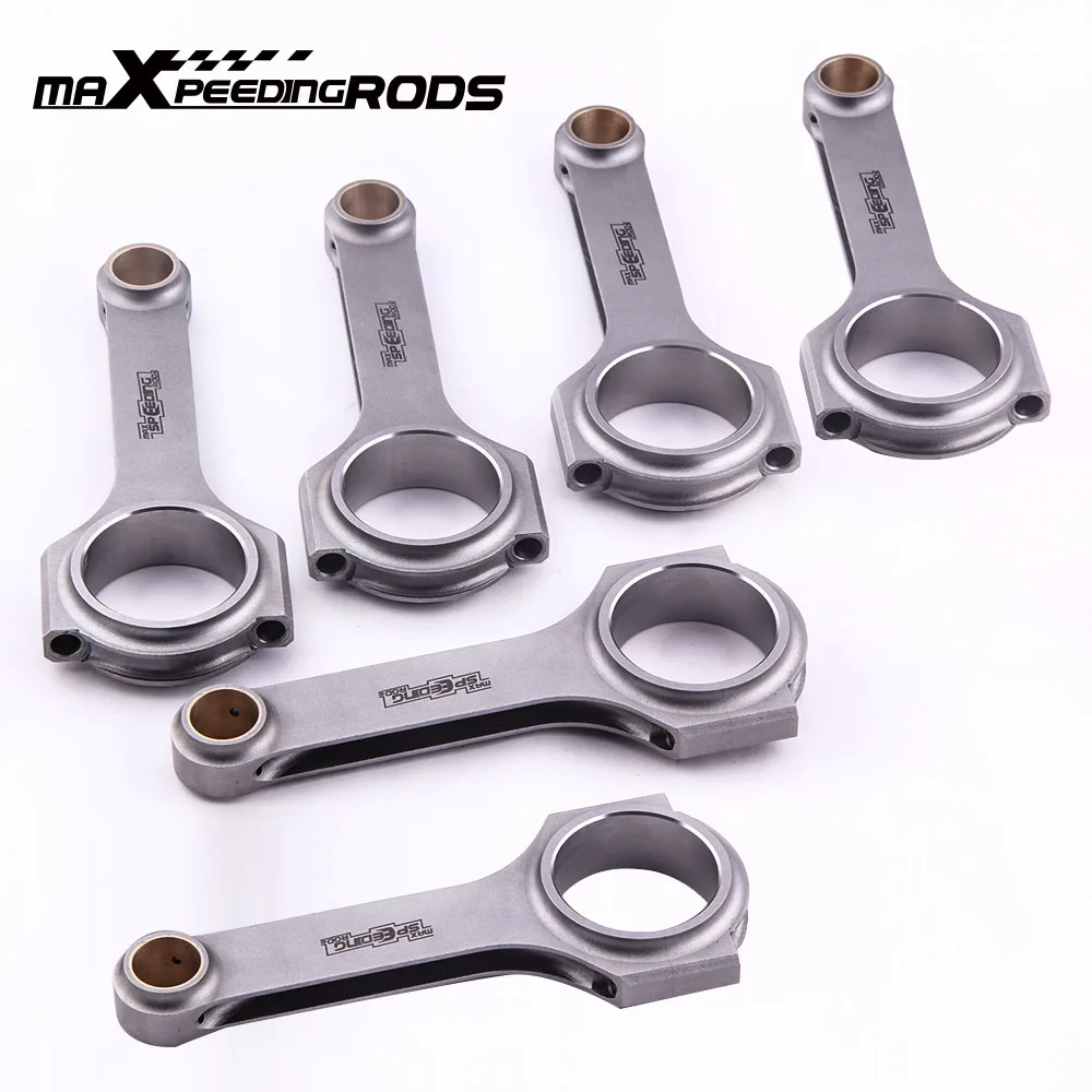 

For Toyota 1JZ-GTE 1JZ-GE 1JZ Conrod Connecting Rod Balanced Rods 125,25mm Center Length 4340 Forged H-Beam EN24 Steel Crank