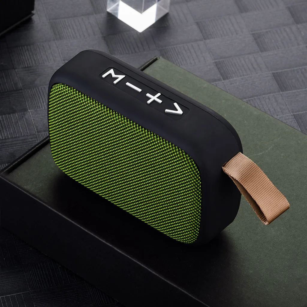 Новая портативная беспроводная Bluetooth стереосистема с поддержкой SD карты 1800 Гц fm