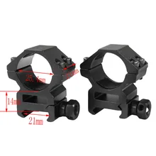 2 шт. кронштейн для прицел кольцо 25.4 мм 20 мм Пикатинни крепления Охота