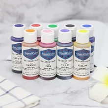 Americcolor AC съедобное масло пигмент шоколадный крем приготовления торта выпечки 2 унции