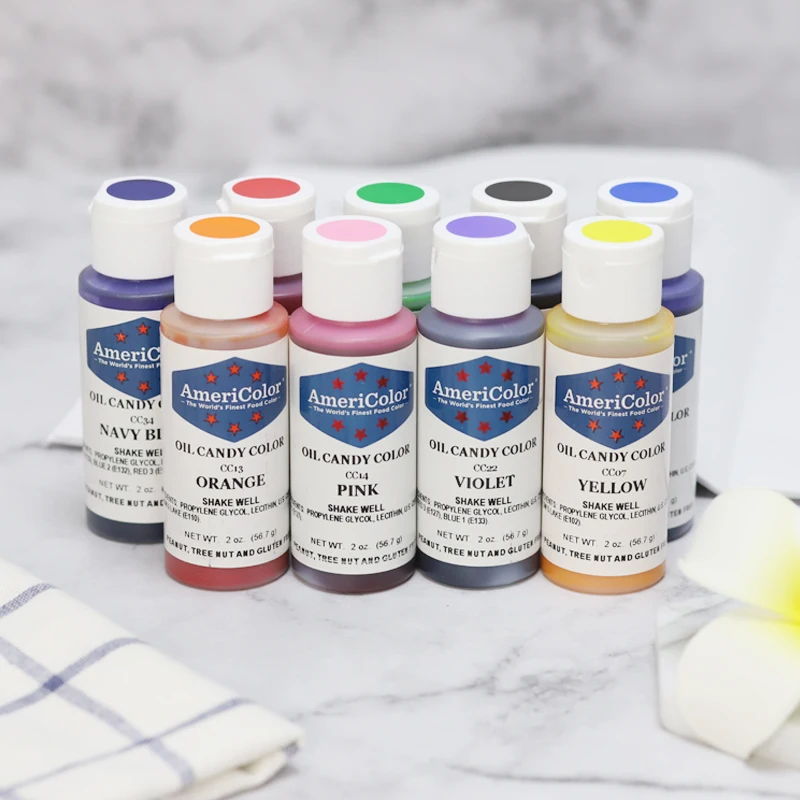 Americolor AC Edible Oil pigment Chocolate Cream Cooking Cake Baking 2oz