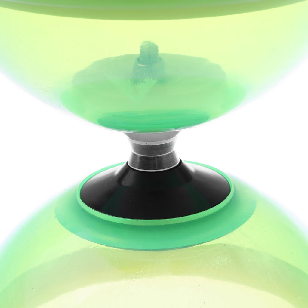 2 SET Professional 1-Bearing 5-inch Chinese Yoyo Diabolo Toy with Aluminum Sticks