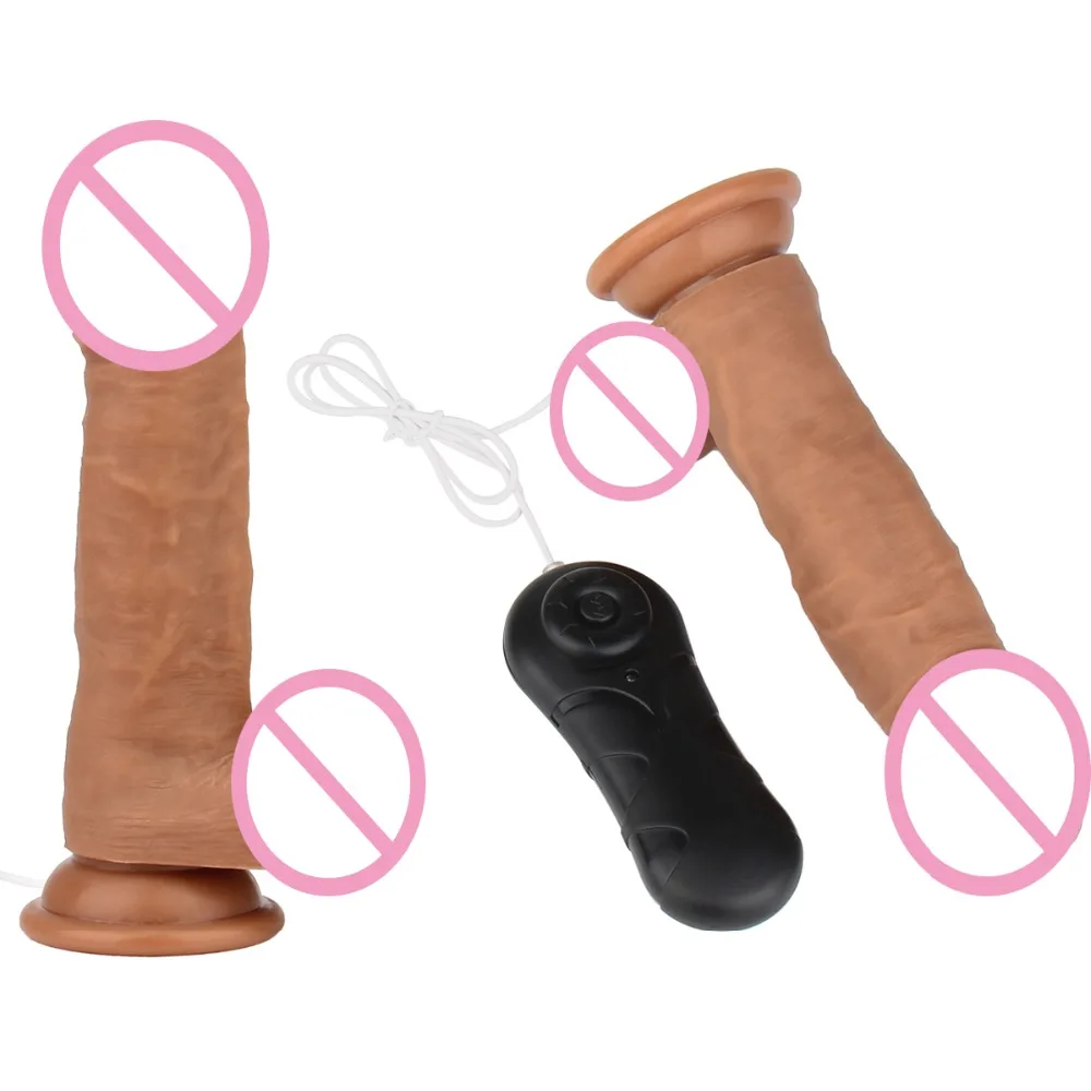 Live4Cool Realistic Penis Big Dildo with Suction Cup Remote Control Vibrator Adult Dicks Sex Toys for Women Female Masturbator (1)