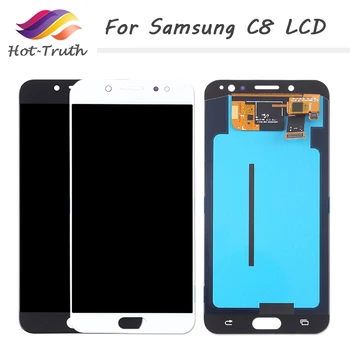 

ORIGINAL 5.5" Super Amoled Replacement For Samsung Galaxy c8 C7 2017 C710F/DS C7100 LCD Display Touch Screen Digitizer Assembly