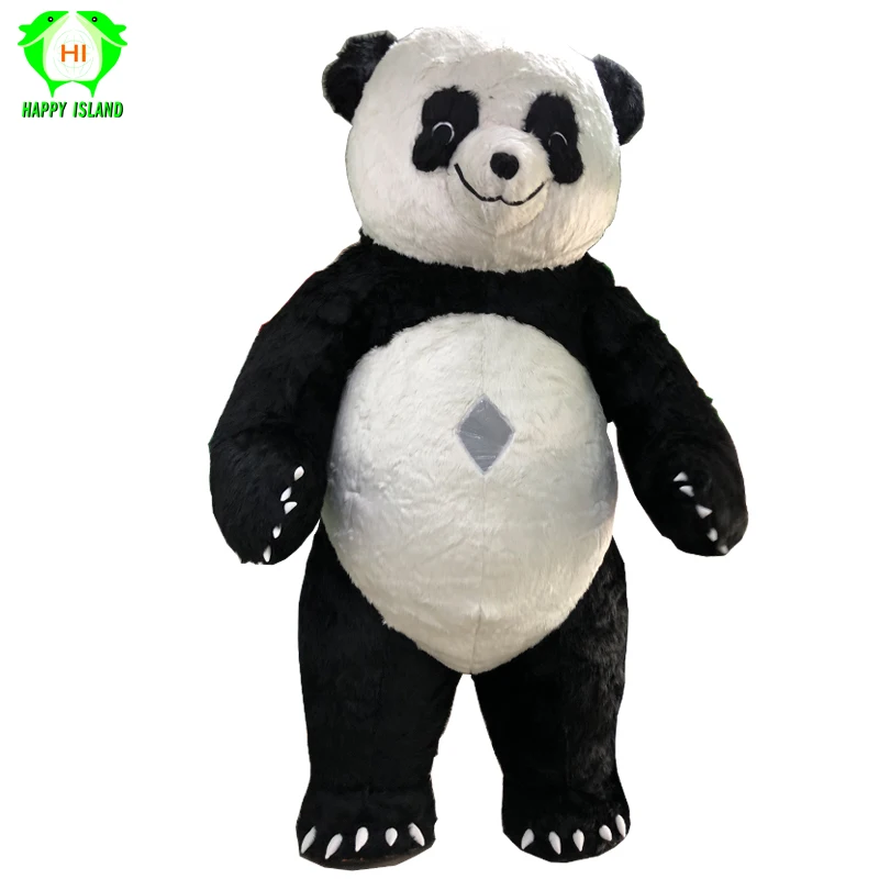 Happy Island 2.6M Inflatable Panda Costume Advertising Customize For