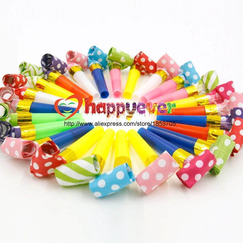 24pcs small multi color party blowouts whistles kids birthday party favors decoration supplies noicemaker goody bags - Party Decoration Stores 24pcs small multi color party blowouts whistles kids birthday party favors decoration supplies noicemaker goody bags - Party Decoration Stores