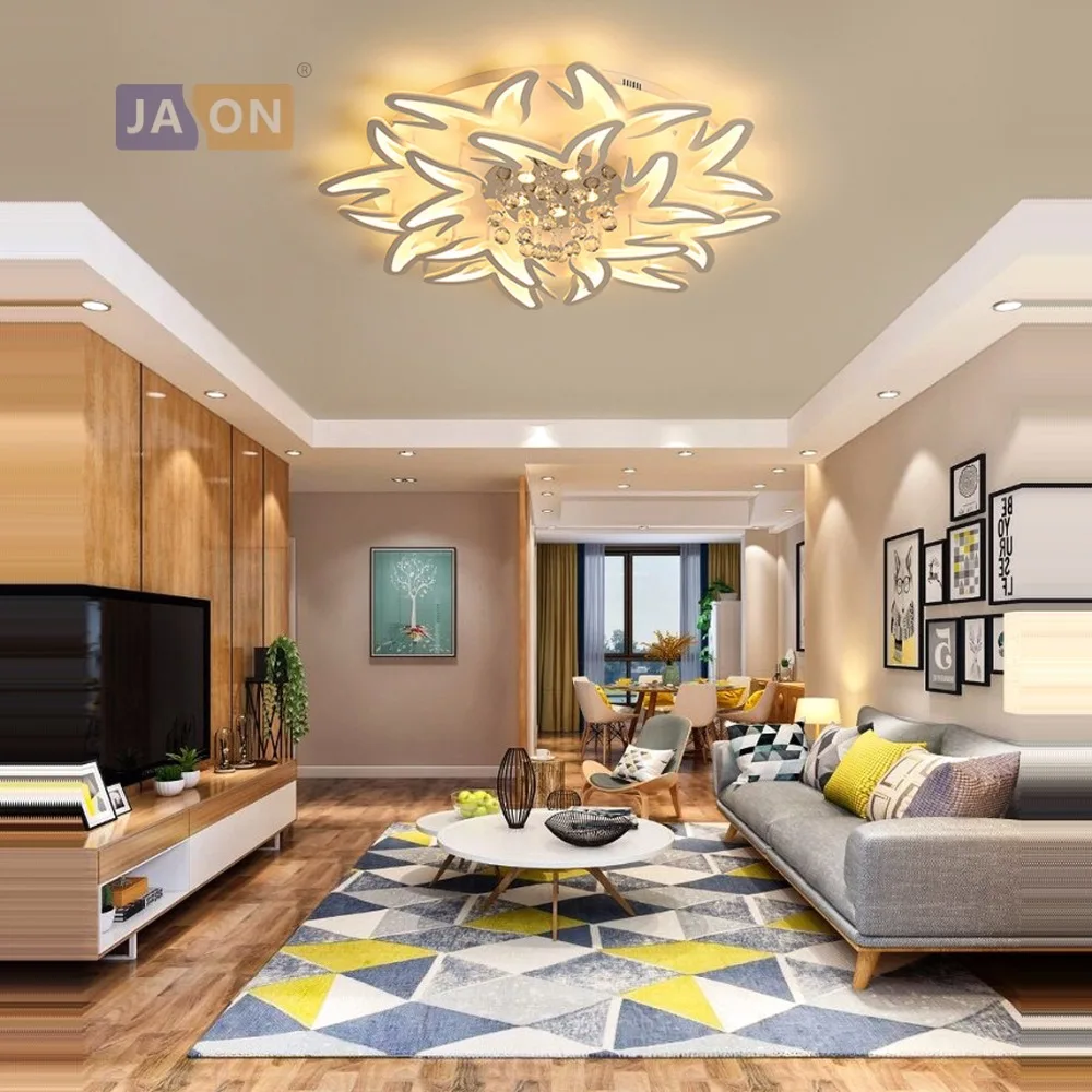 

LED Modern Iron Acryl Crystal LED Lamp.LED Light.Ceiling Lights.LED Ceiling Light. Ceiling Lamp For Bedroom Foyer