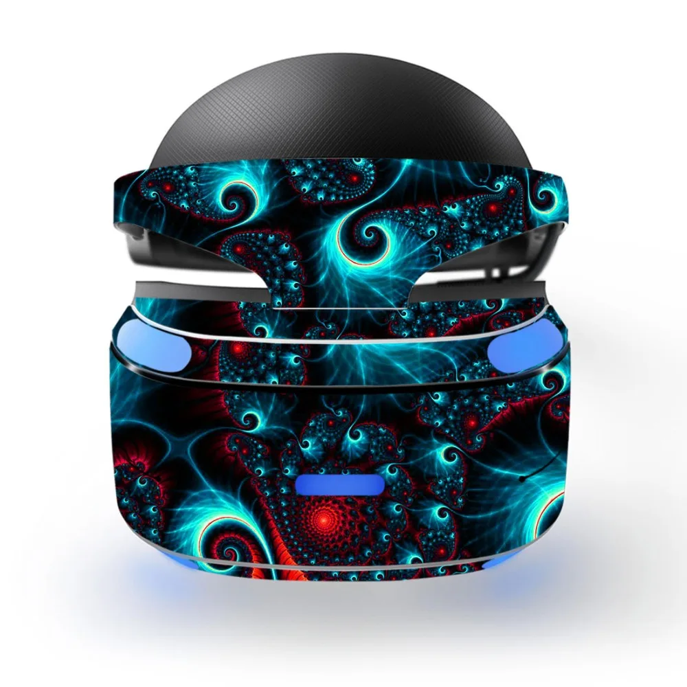 

new beautiful feather decal PSVR Skin Sticker for Sony Playstation PS VR Console protective cover
