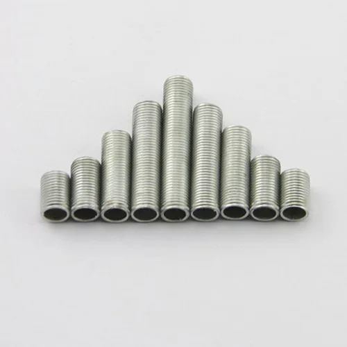 

5pcs M20 Hollow full dental tube Tooth screw External tooths bar Toothed light fittings Connecting tube box 1.5 tooth 15-60mm L