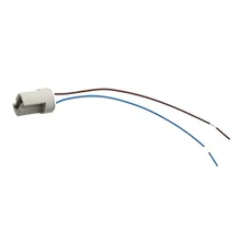 10 шт 250V 2A G9 Разъем керамический светильник держатель лампы с кабелем-Off-White