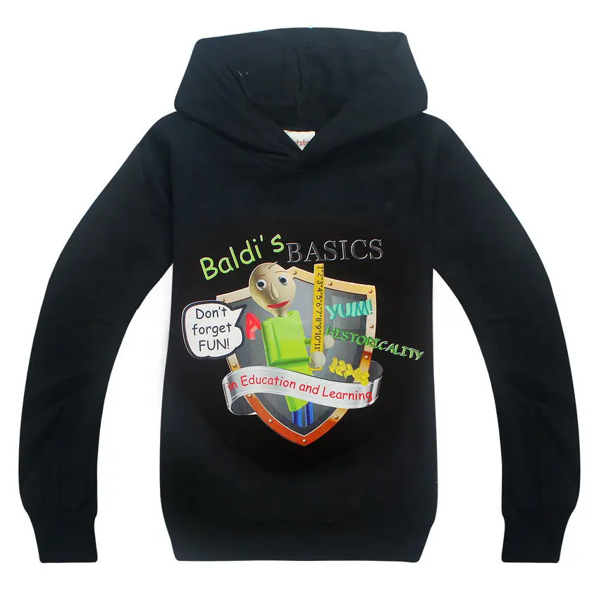 

Children Spring and Autumn DJ Marshmello Mask Music Baldi'sMinecraft boys and girls Cotton Long Sleeve Hooded Sweater clothing