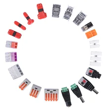 3,5 dc разъем питания Женский Мужской кабель jst разъем для светодиодной ленты Соединительная коробка 2 4 5 pin rgb кабель аксессуары Hello Fish