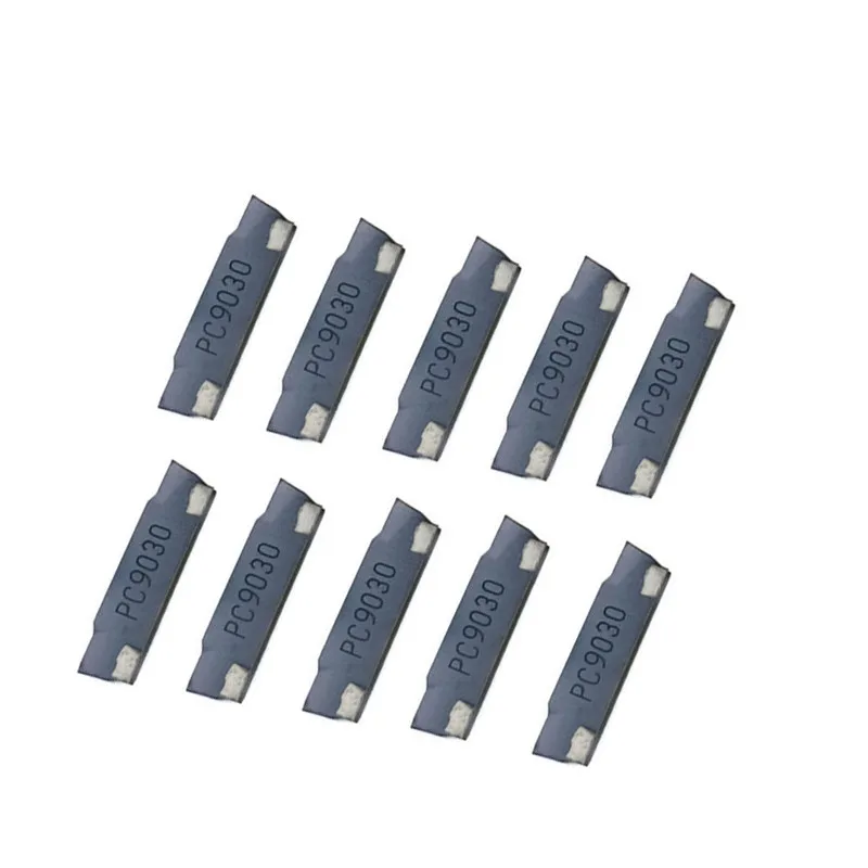 Lathe Turning Tool Holder Replacement Insert 10pcs MGMN200-G 2mm Carbide Inserts for MGEHR/MGIVR Grooving Cut Off Tool Turning Tool
