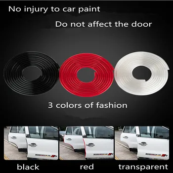 

Car Door Styling anti-scratch strip invisible door seal crash bar for Toyota corolla rav4 Yaris prius hilux avensis Accessories