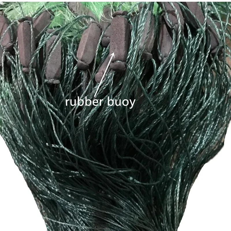 POUI COME DERAM 3layer fishing net depth 3m gill net length 95m mesh 3cm fishing network monofilament nylon line rede de pesca