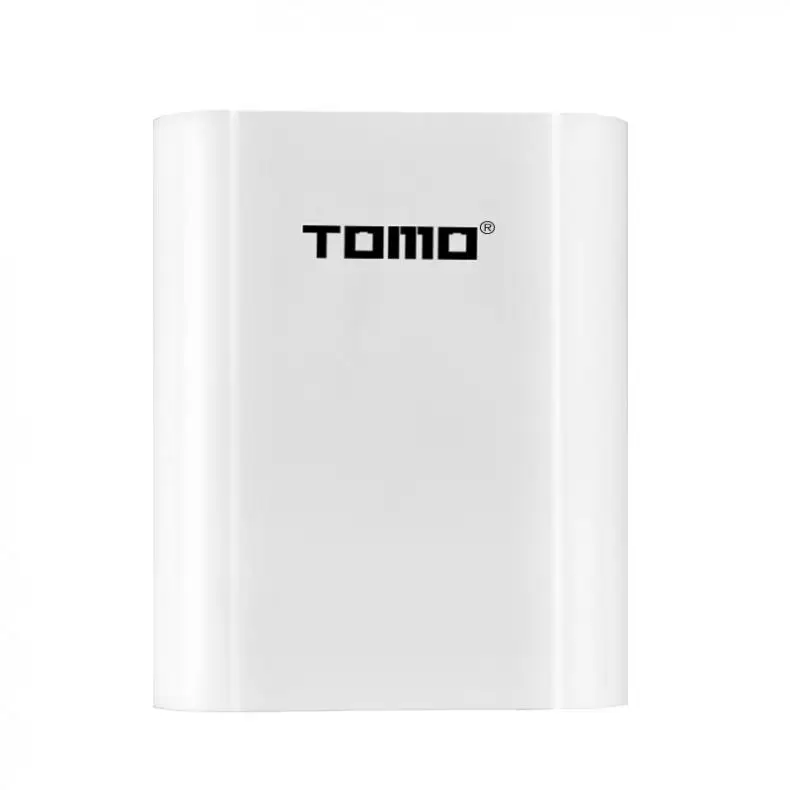 TOMO Dual USB Li-Ion интеллектуальное зарядное устройство портативный lcd умный DIY банк питания для мобильного телефона чехол поддержка 4x18650 батареи