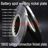0.1*5mm*1kg 18650Li-ion Battery Nickel Sheet Plate Nickel Plated Steel Belt Strip Connector Spot Welding Machine Battery Welders 3