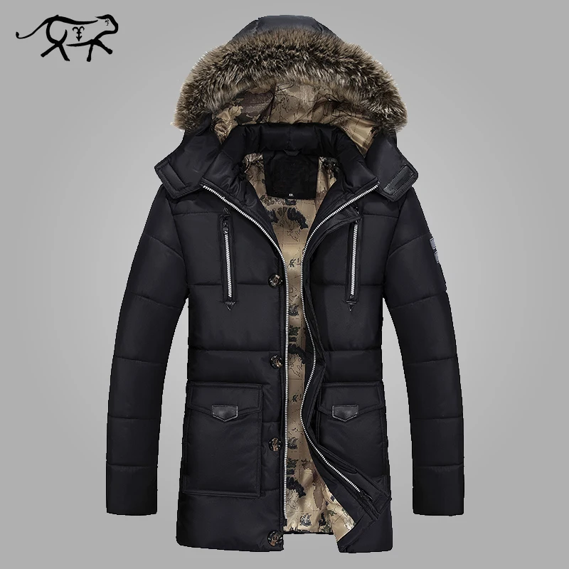 Parkas Men Brand Clothing Fashion Winter Jacket Men