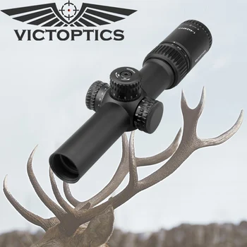 

Victoptics 1-4x24 Compact Extra Light FFP 1/2 MOA Riflescopes Hunting Scopes with Red Green Illuminated Reticle 30mm For Air Gun