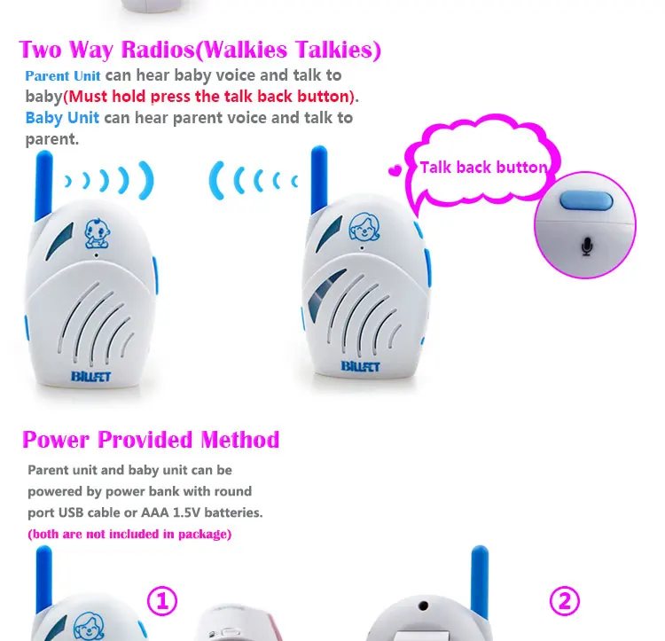 USB аудио цифровой Видеоняни и радионяни s Портативный Walkie Talkie электронные Няня для Интерком Видеоняни и радионяни радио Телефон няня