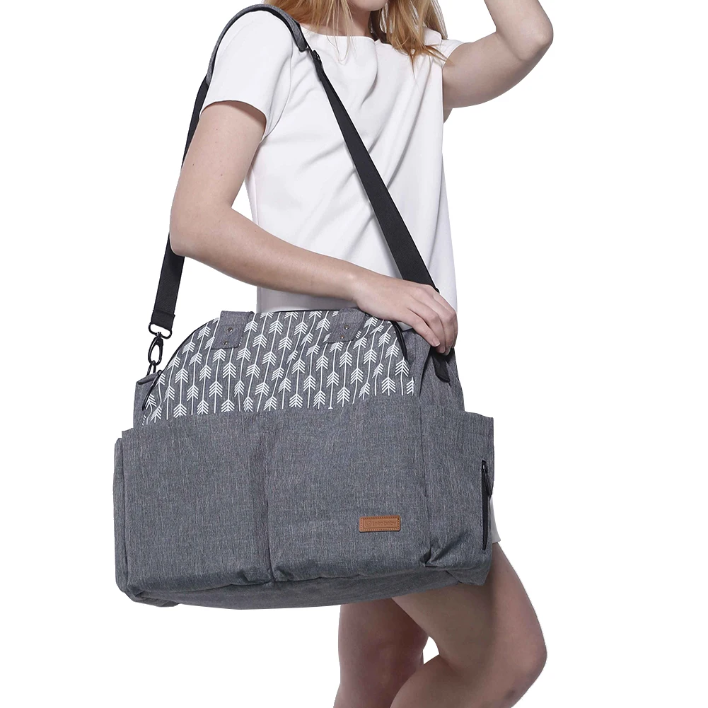 Многофункциональная Мумия сумка большая емкость переносная сумка через плечо непромокаемая дорожная коляска детская пеленка сумка