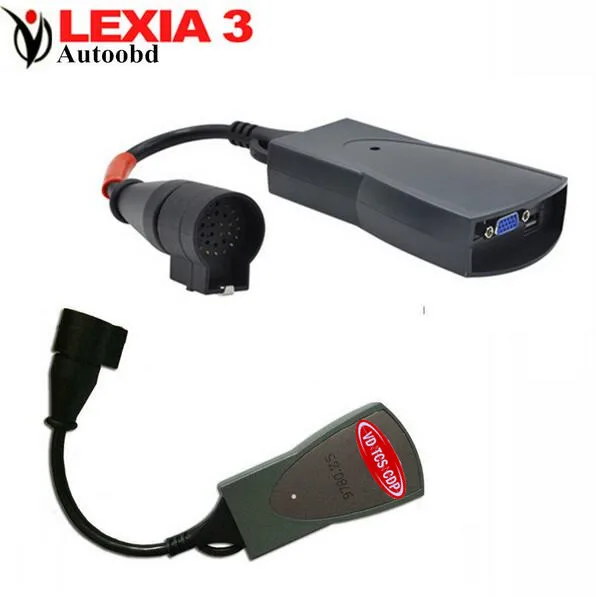 Lexia 3 PP2000 Lexia3 V48 V25 инструмент диагностики Lexia-3 Automotivo сканер automotriz Diagbox V7.56 с PSA 30pin Кабель-адаптер