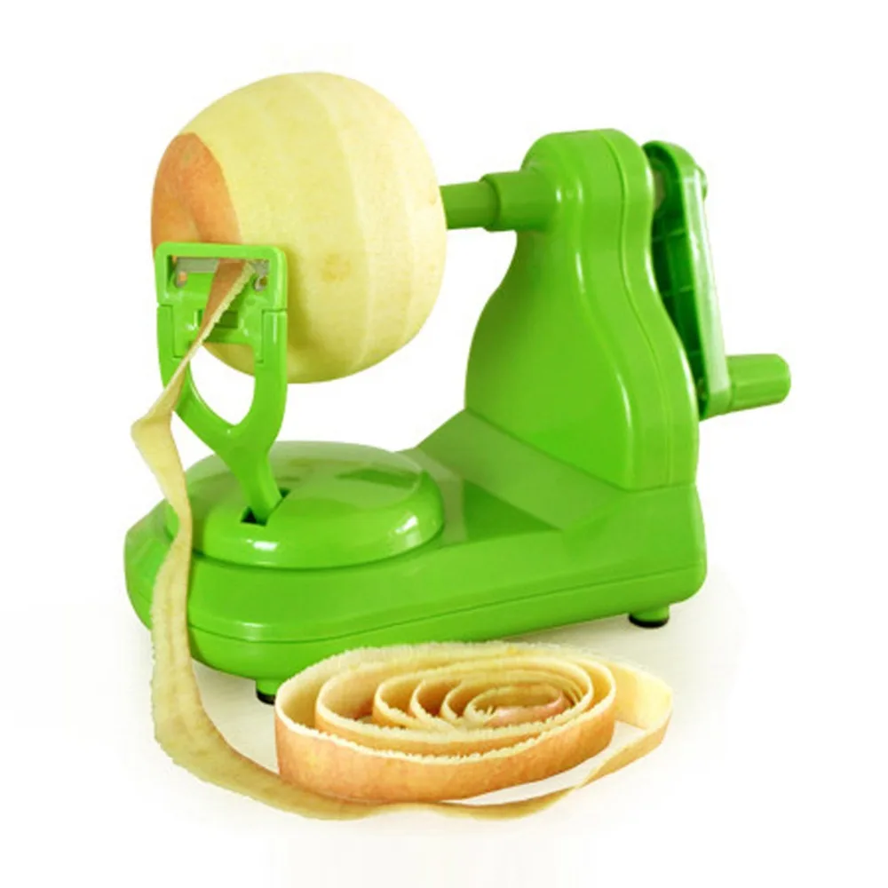 Green Manual Rotate Apple Peelers Cooking Tools Kitchen Accessories