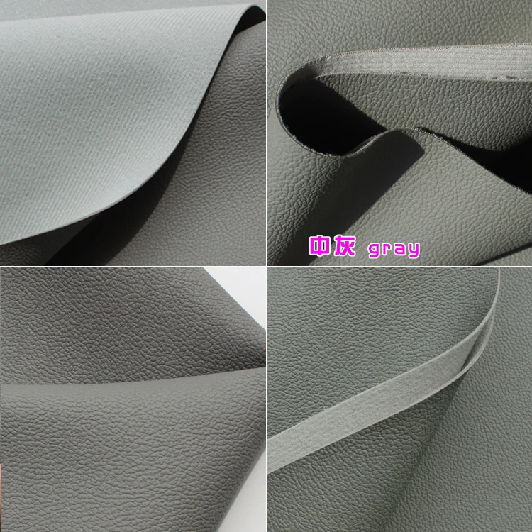 Серый толстый кожаный материал 1 мм искусственная кожа подушка обивка|faux leather