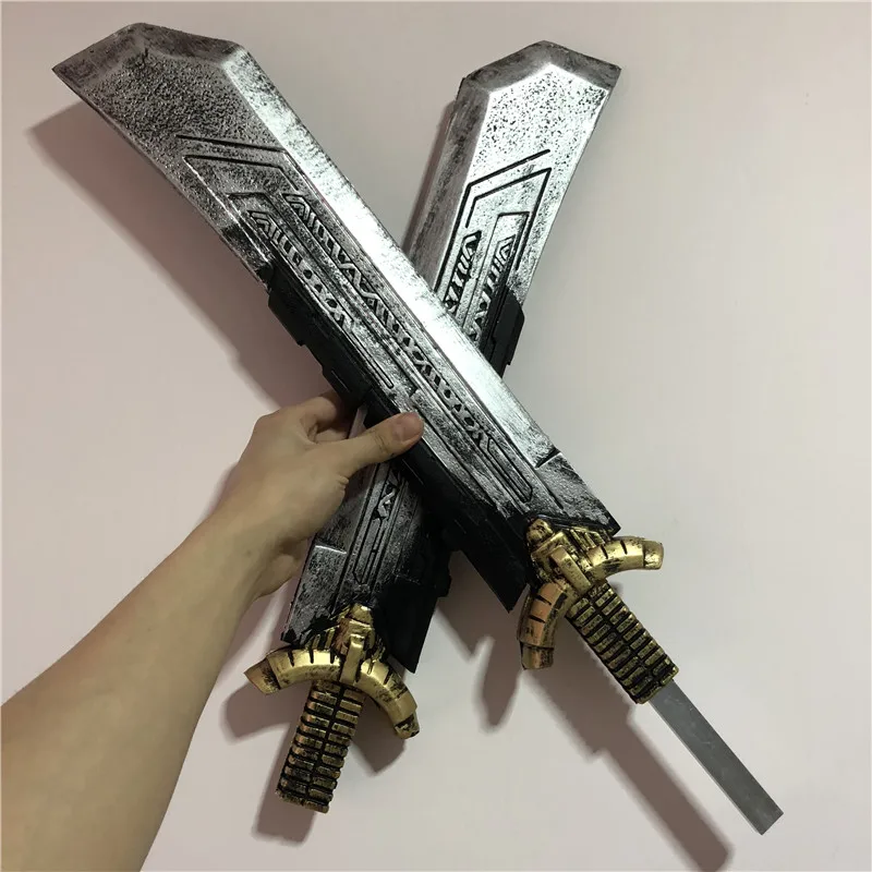 1:1 Thanos двусторонний меч 110 см косплей оружие кино игра фигура модель Тора Громовой