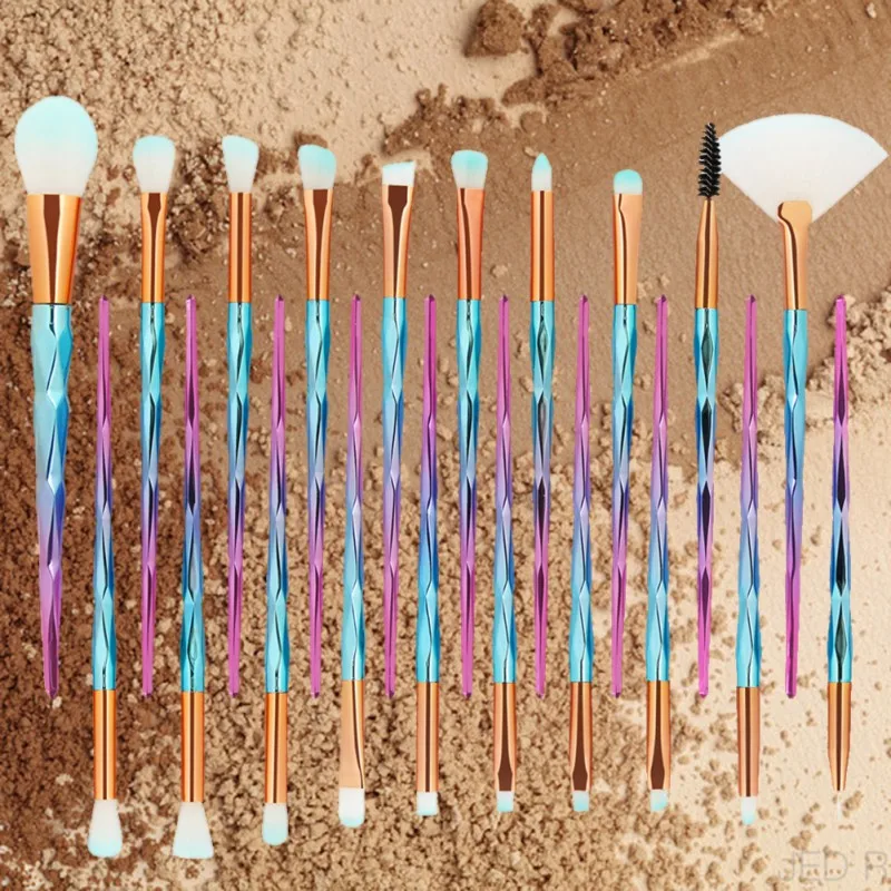 MAANGE 20pcs Makeup Brushes Set Makeup Tool Foundation Powder Concealer Blending Contour Cosmetic Unicorn Makeup Brushes Set