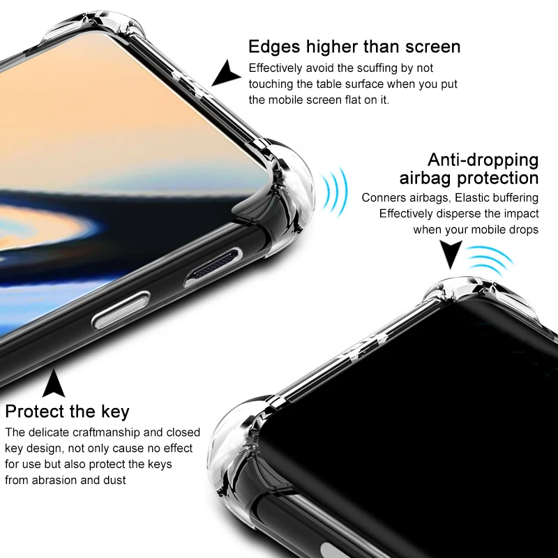 Чехол для OnePlus 7T Pro чехол 7 силиконовая Мягкая задняя крышка телефона One Plus 3 T 5 6 1 +