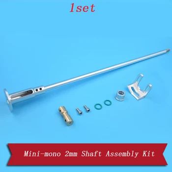 

1set Mini-mono 2mm Shaft Assembly Kit M4 Head+Bushing+Coupling+Seal Ring Whole Length 290mm for Model Boat