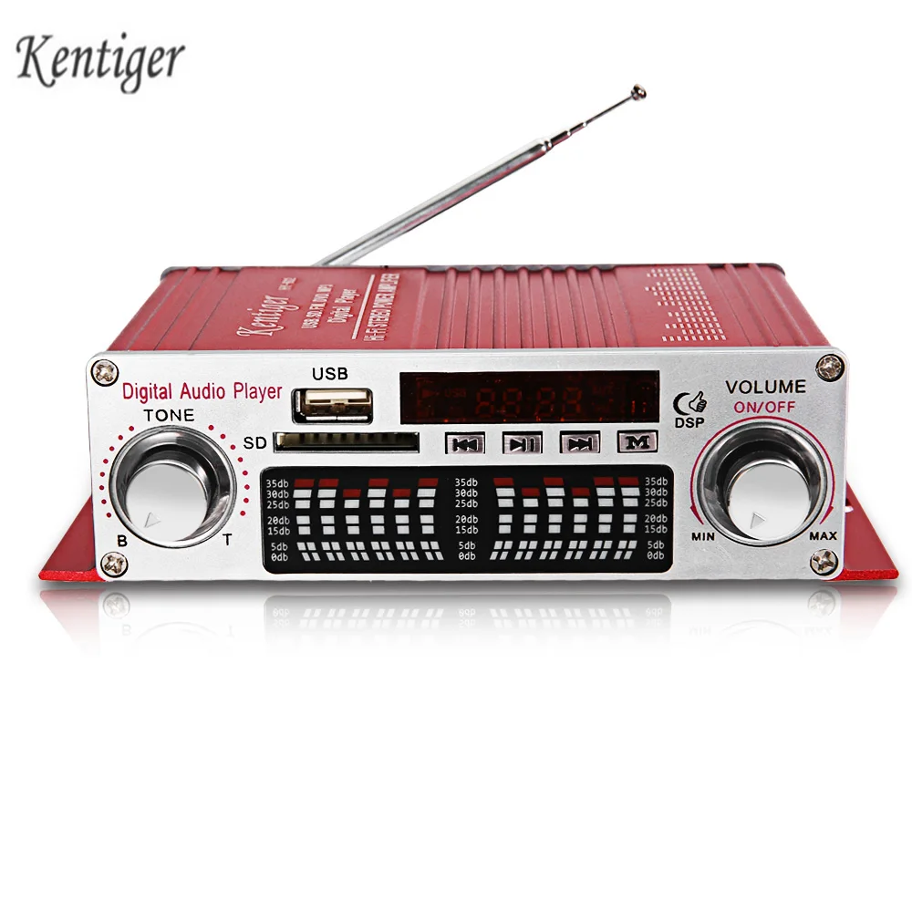 Лидер продаж HY-602 HiFi бас стерео Мощность цифровой усилитель с ИК-Управление FM MP3 USB воспроизведения с дистанционным Управление; - изображение