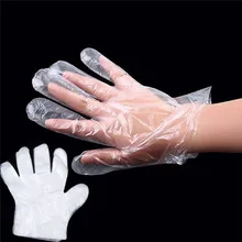 100 шт./компл. Эко-дружественных одноразовые перчатки Пластик для ресторана, дома, обслуживания питанием гигиены для дома Кухня Еда обработки