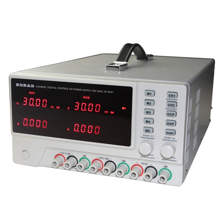 KORAD KA3303D Регулируемый программируемый DC источник питания 30V3A для испытательной