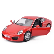 5 “Brinquedo de Simulação de alta Veículos Diecast Metal Modelo de Carro Liga Para Porsche 911 Carrera S Carros Modelo Veículos Brinquedos Para As Crianças