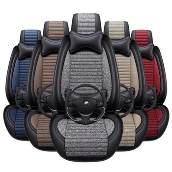 

New Flax Universal auto Car seat covers For infiniti fx fx35 fx37 g25 g35 q50 qx50 q70L qx56 qx60 qx70 qx80 jx35 of 2006 2005