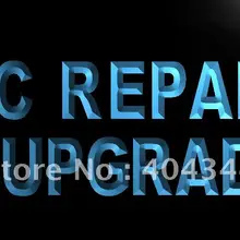 LB526-ремонт ПК и обновления компьютера светодиодный знак неонового света