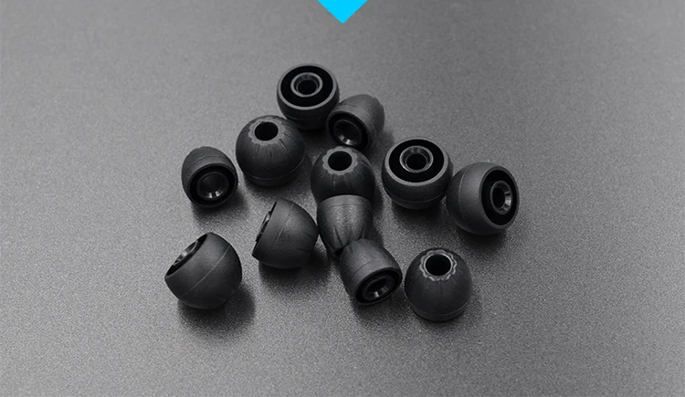 KZ 3 Pairs 6pcs L M S In Ear Tips Earbuds Silicone Eartips/Ear Sleeve/Ear Tip/Earbuds For KZ ZS10 AS10 ZS5 ZS6 ZST ES4 ZS3 ZSR