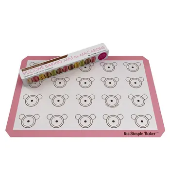 

1PCS 42*29.5cm Large Silicone Mat Non-stick Pastry Mat Silicone Baking Pad Glass Fiber Baking Mat For Cake Cookie Macaron TW-002