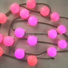 20 штук DC12V WS2801 светодиодный смарт-модуль; 45 мм диаметр круглого типа; 3 шт. 5050 smd; 0,72 W