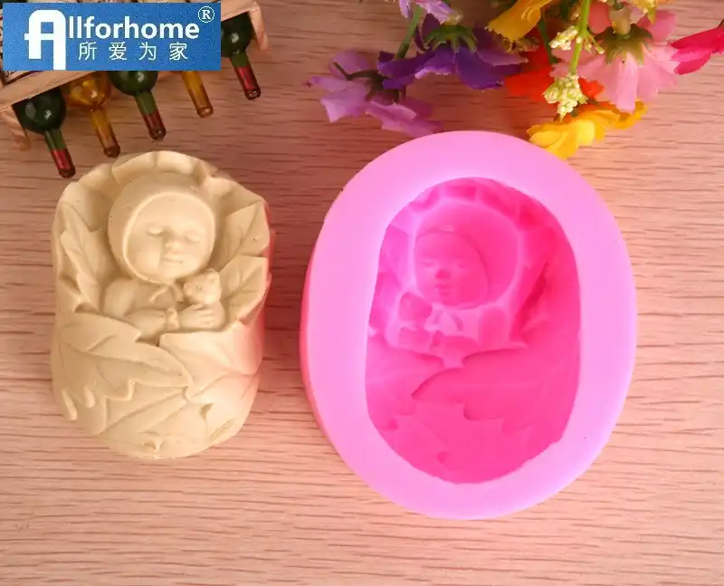 Baby Soap Molds 3D Silicone Soap Making Mould DIY Tool Handmade Soap Craft Art Soap Candle Resin Plaster